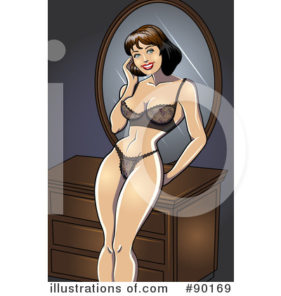 Royalty-Free (RF) Pinup Clipart Illustration by r formidable - Stock Sample #90169