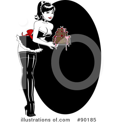 Royalty-Free (RF) Pinup Clipart Illustration by r formidable - Stock Sample #90185