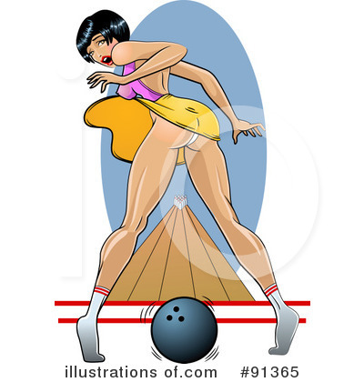 Royalty-Free (RF) Pinup Clipart Illustration by r formidable - Stock Sample #91365