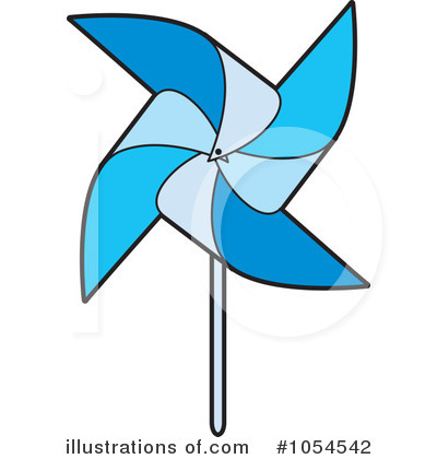 Royalty-Free (RF) Pinwheel Clipart Illustration by Lal Perera - Stock Sample #1054542