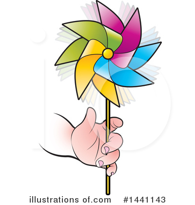 Royalty-Free (RF) Pinwheel Clipart Illustration by Lal Perera - Stock Sample #1441143