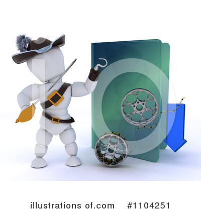 Royalty-Free (RF) Piracy Clipart Illustration by KJ Pargeter - Stock Sample #1104251