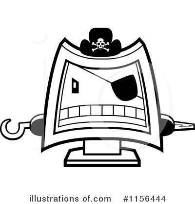 Royalty-Free (RF) Piracy Clipart Illustration by Cory Thoman - Stock Sample #1156444