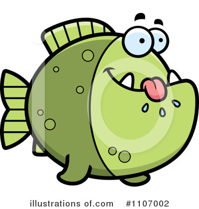 Royalty-Free (RF) Piranha Clipart Illustration by Cory Thoman - Stock Sample #1107002