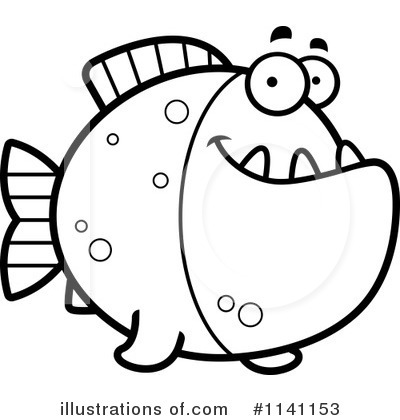 Royalty-Free (RF) Piranha Clipart Illustration by Cory Thoman - Stock Sample #1141153