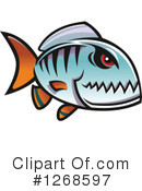 Piranha Clipart #1268597 by Vector Tradition SM