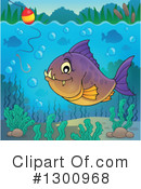 Piranha Clipart #1300968 by visekart