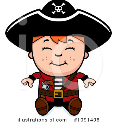 Royalty-Free (RF) Pirate Clipart Illustration by Cory Thoman - Stock Sample #1091406