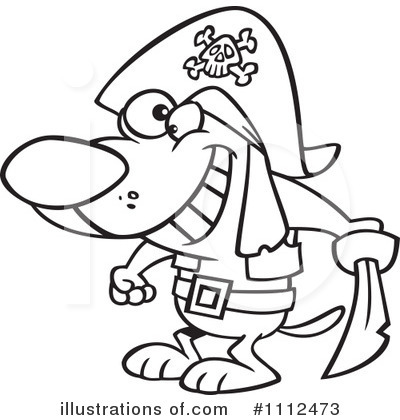 Royalty-Free (RF) Pirate Clipart Illustration by toonaday - Stock Sample #1112473