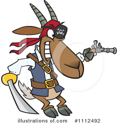 Royalty-Free (RF) Pirate Clipart Illustration by toonaday - Stock Sample #1112492