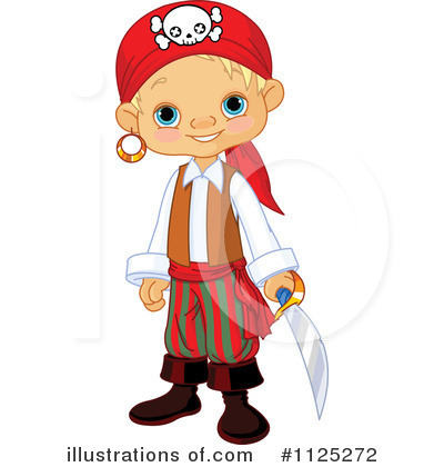 Royalty-Free (RF) Pirate Clipart Illustration by Pushkin - Stock Sample #1125272