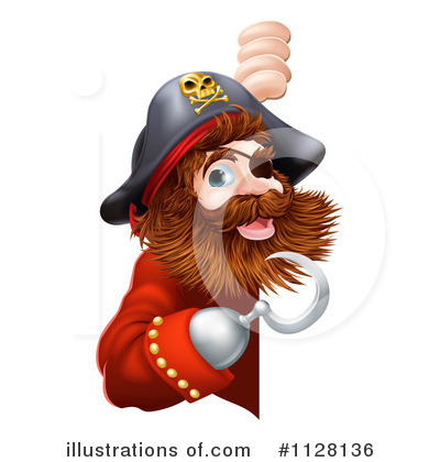 Royalty-Free (RF) Pirate Clipart Illustration by AtStockIllustration - Stock Sample #1128136