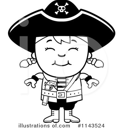 Royalty-Free (RF) Pirate Clipart Illustration by Cory Thoman - Stock Sample #1143524