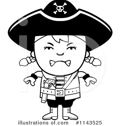 Royalty-Free (RF) Pirate Clipart Illustration by Cory Thoman - Stock Sample #1143525