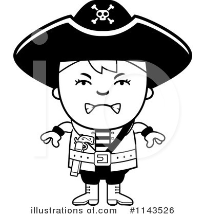 Royalty-Free (RF) Pirate Clipart Illustration by Cory Thoman - Stock Sample #1143526