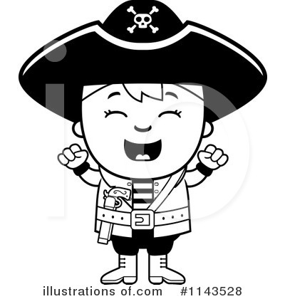 Royalty-Free (RF) Pirate Clipart Illustration by Cory Thoman - Stock Sample #1143528