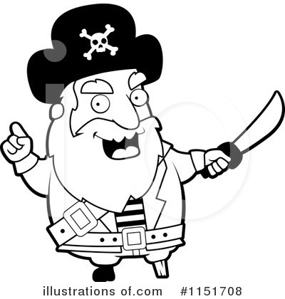 Royalty-Free (RF) Pirate Clipart Illustration by Cory Thoman - Stock Sample #1151708