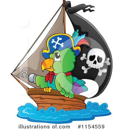 Royalty-Free (RF) Pirate Clipart Illustration by visekart - Stock Sample #1154559