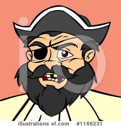 Royalty-Free (RF) Pirate Clipart Illustration by Cartoon Solutions - Stock Sample #1166231