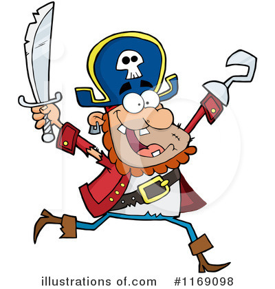 Royalty-Free (RF) Pirate Clipart Illustration by Hit Toon - Stock Sample #1169098