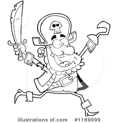Royalty-Free (RF) Pirate Clipart Illustration by Hit Toon - Stock Sample #1169099
