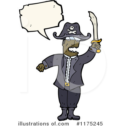 Royalty-Free (RF) Pirate Clipart Illustration by lineartestpilot - Stock Sample #1175245