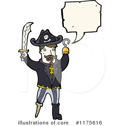 Royalty-Free (RF) Pirate Clipart Illustration by lineartestpilot - Stock Sample #1175616