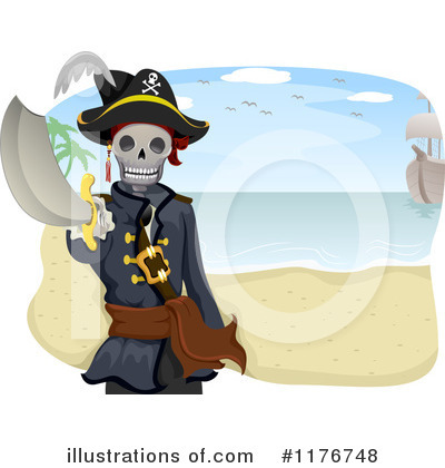 Royalty-Free (RF) Pirate Clipart Illustration by BNP Design Studio - Stock Sample #1176748