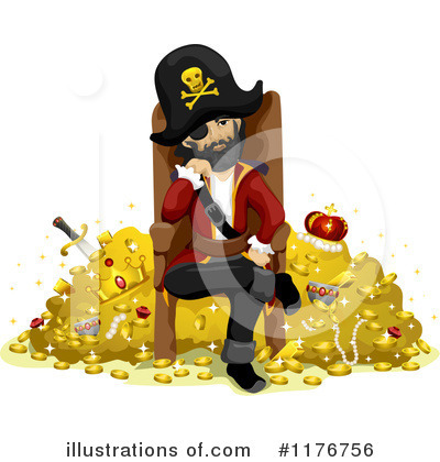 Royalty-Free (RF) Pirate Clipart Illustration by BNP Design Studio - Stock Sample #1176756