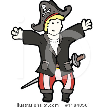 Royalty-Free (RF) Pirate Clipart Illustration by lineartestpilot - Stock Sample #1184856
