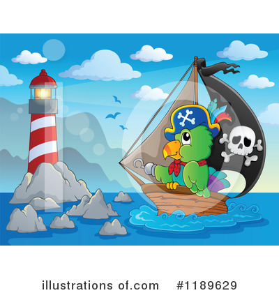 Royalty-Free (RF) Pirate Clipart Illustration by visekart - Stock Sample #1189629