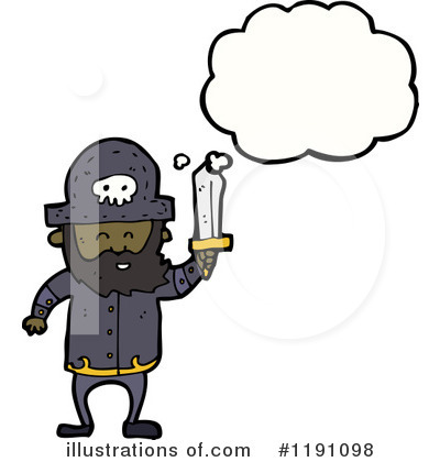 Royalty-Free (RF) Pirate Clipart Illustration by lineartestpilot - Stock Sample #1191098