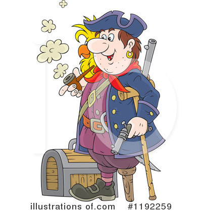 Royalty-Free (RF) Pirate Clipart Illustration by Alex Bannykh - Stock Sample #1192259