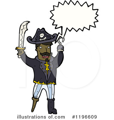 Royalty-Free (RF) Pirate Clipart Illustration by lineartestpilot - Stock Sample #1196609
