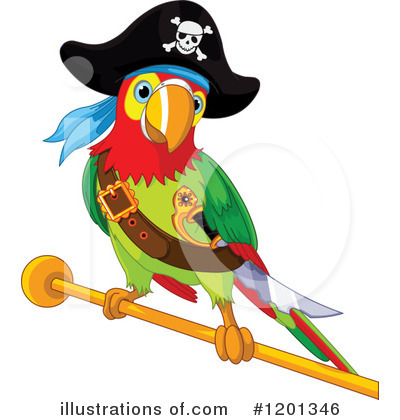 Royalty-Free (RF) Pirate Clipart Illustration by Pushkin - Stock Sample #1201346