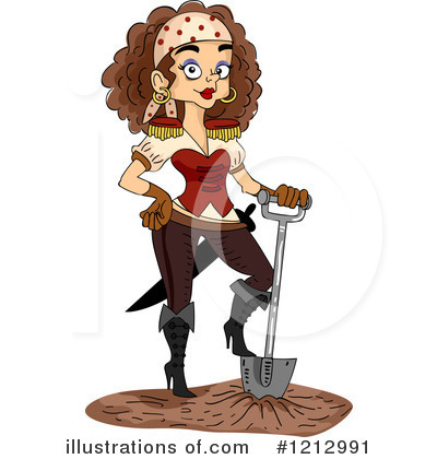 Royalty-Free (RF) Pirate Clipart Illustration by BNP Design Studio - Stock Sample #1212991