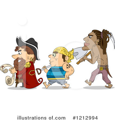 Royalty-Free (RF) Pirate Clipart Illustration by BNP Design Studio - Stock Sample #1212994