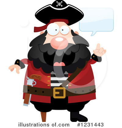 Royalty-Free (RF) Pirate Clipart Illustration by Cory Thoman - Stock Sample #1231443