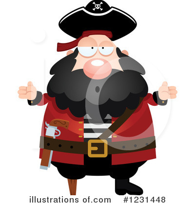 Royalty-Free (RF) Pirate Clipart Illustration by Cory Thoman - Stock Sample #1231448
