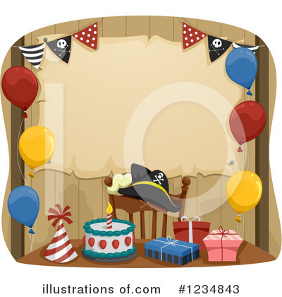 Party Balloon Clipart #1234843 by BNP Design Studio