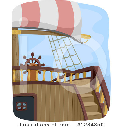 Pirate Ship Clipart #1234850 by BNP Design Studio