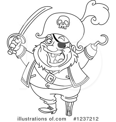Royalty-Free (RF) Pirate Clipart Illustration by yayayoyo - Stock Sample #1237212