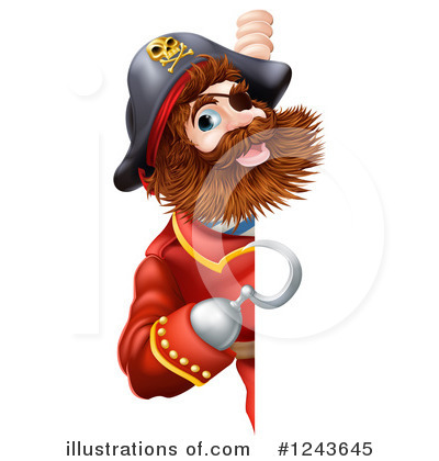 Royalty-Free (RF) Pirate Clipart Illustration by AtStockIllustration - Stock Sample #1243645