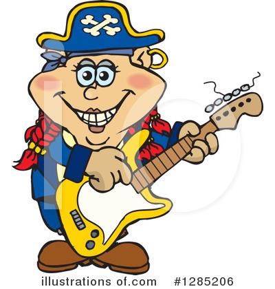 Royalty-Free (RF) Pirate Clipart Illustration by Dennis Holmes Designs - Stock Sample #1285206