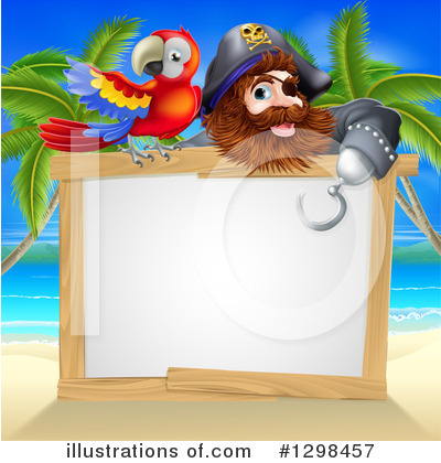 Royalty-Free (RF) Pirate Clipart Illustration by AtStockIllustration - Stock Sample #1298457
