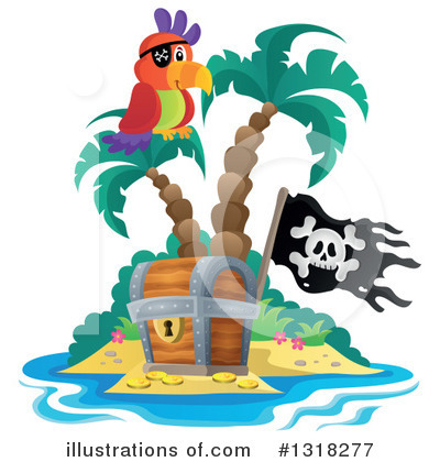 Royalty-Free (RF) Pirate Clipart Illustration by visekart - Stock Sample #1318277