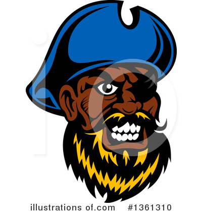 Royalty-Free (RF) Pirate Clipart Illustration by Vector Tradition SM - Stock Sample #1361310