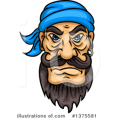 Royalty-Free (RF) Pirate Clipart Illustration by Vector Tradition SM - Stock Sample #1375581