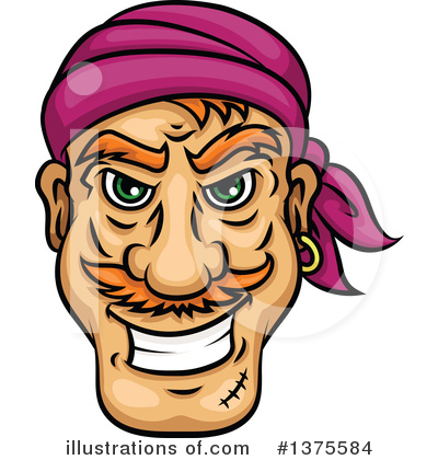 Royalty-Free (RF) Pirate Clipart Illustration by Vector Tradition SM - Stock Sample #1375584