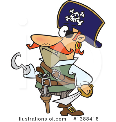 Peg Leg Clipart #1388418 by toonaday